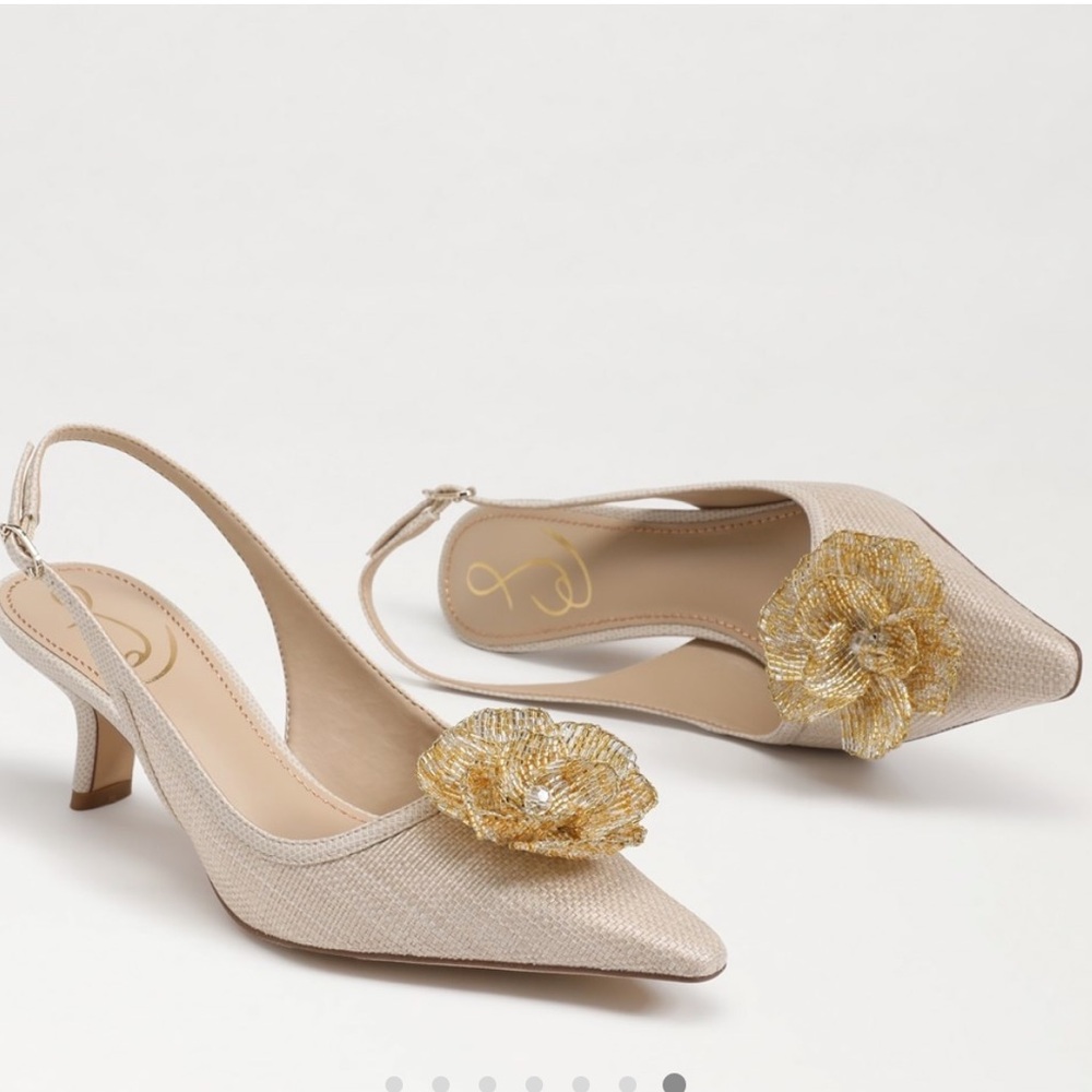 BIANKA FLORA SLINGBACK PUMP